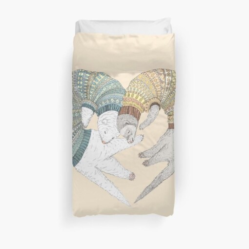 Ferret Sleep 3d Personalized Duvet Cover Beddingsets Bedset Bedroom Set