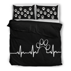 Paw Heartbeat Bedding Duvet Set