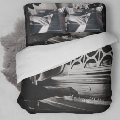 Vintage Theme Pianist Bedding Set