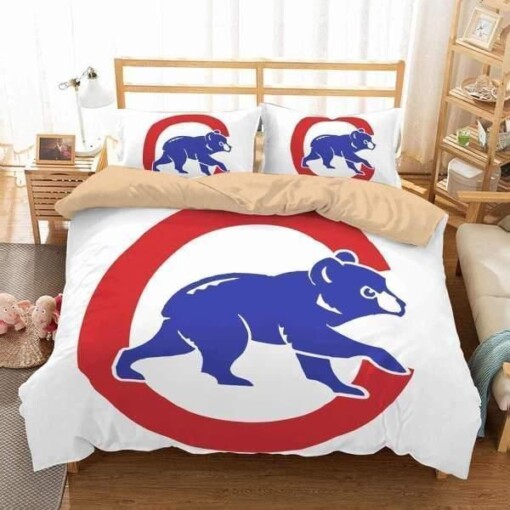 Chicago Cubs 3 Duvet Cover Bedding Set