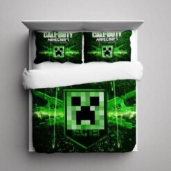 Call Of Duty Minecraft Creeper 06 3d Customize Bedding Setduvet Cover Set Bedroom Set