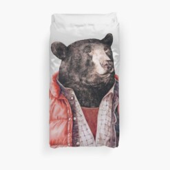 Black Bear Bedroom Duvet Cover Bedding Sets