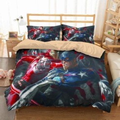 Avengers Bedding Set Duvet Cover 4 Hgm656