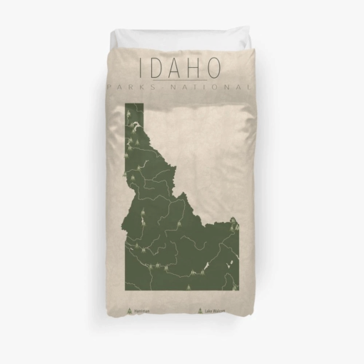 Idaho Parks Bedroom Duvet Cover Bedding Sets