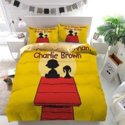 You?Re A Good Man Charlie Brown Valentine'S Day Custom Bedding Set Duvet Cover