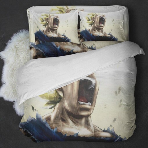 Dragonball Super Saiyan Bedding Set