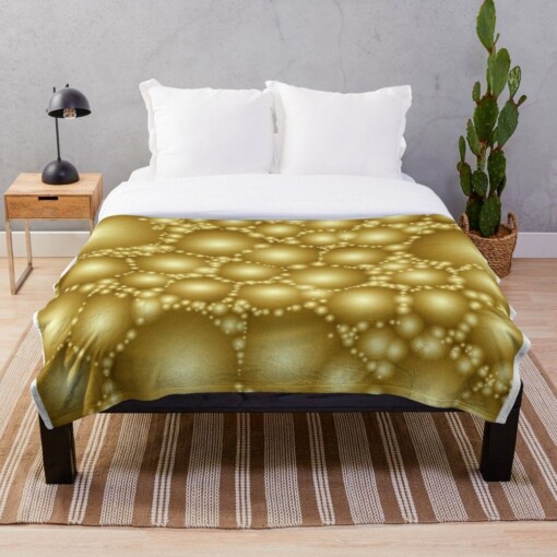 Gold Bubbles Bedroom Duvet Cover Bedding Sets