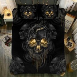 3D Black Bedding Set