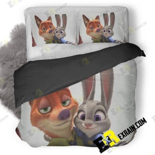 Zootopia Love Bedroom Duvet Cover Bedding Sets