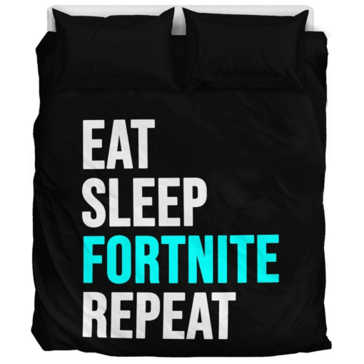 Eat Sleep Fortnite Bedding Set Hgm5783