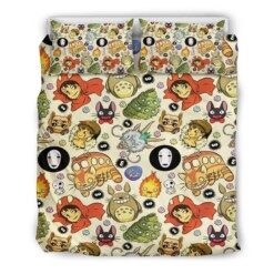 Ghibli Studio Bedding Set Duvet Cover Pillowcases