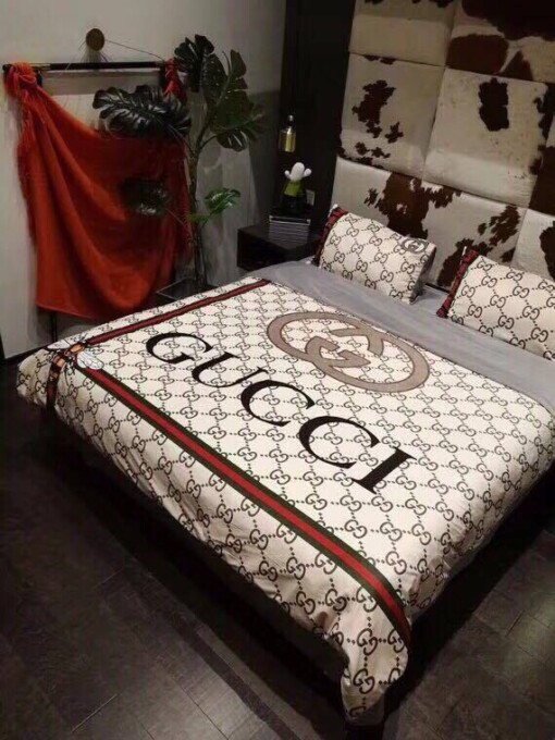 Gucci Logo 9 Duvet Cover Bedding Set