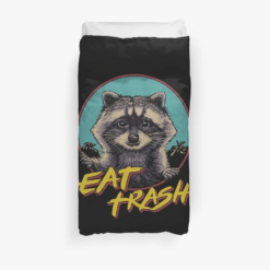 Eat Trash Bedroom Duvet Cover Bedding Sets