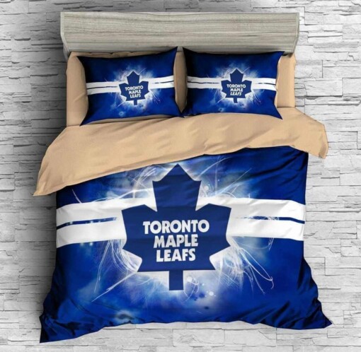 3d Customize Toronto Maple Leafs Bedding Set Duvet Cover Set 1