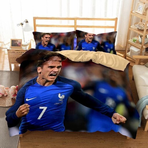 3D Bedding Spain Football Team World Cup Printing Bedding Sets/Duvet Covers Antoine Griezmann