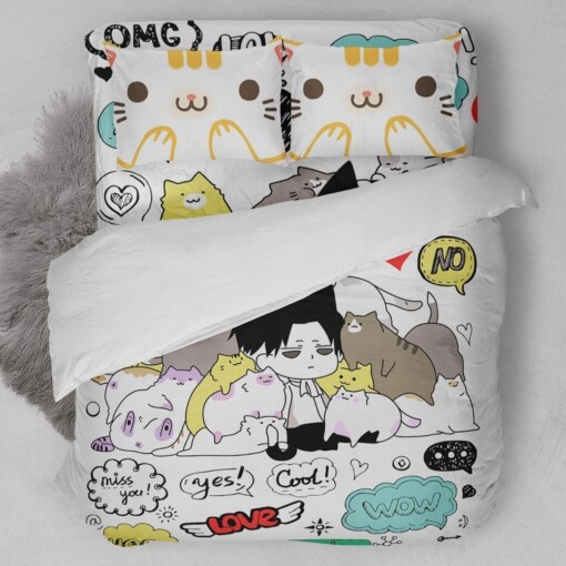 Kawaii Cats Bedding Set