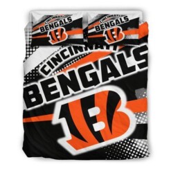 Colorful Shine Amazing Cincinnati Bengals 3D Bedding Sets Duvet Cover