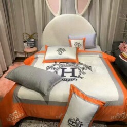 Hermes Paris Luxury Brand Type 61 Bedding Sets Duvet Cover Bedroom Sets