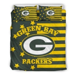 Star Mashup Column Green Bay Packers 3D Customize Bedding Set Duvet Cover Bedroom Set