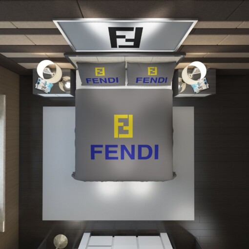 Fendi Logo 15 Duvet Cover Bedding Set