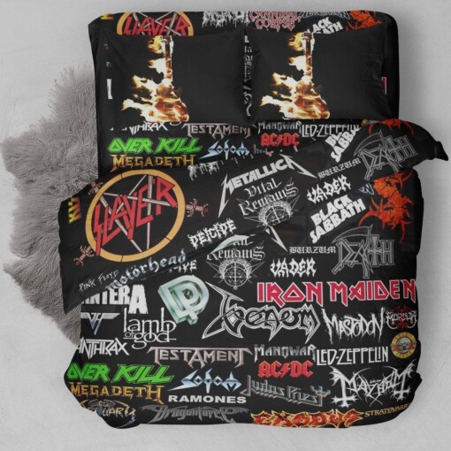 Metal Music Band Bedding Set