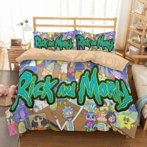 Rick And Morty 5 Duvet Cover Bedding Set