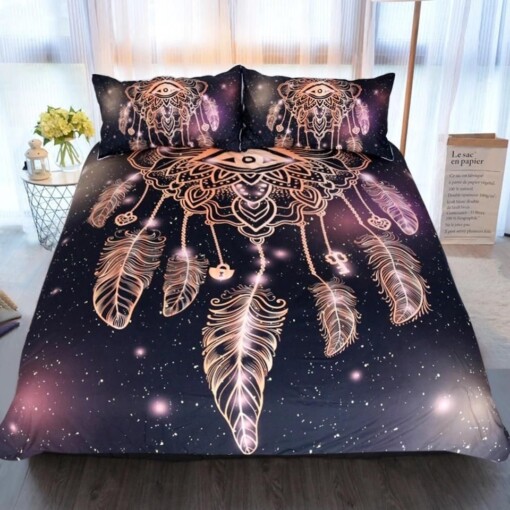 Golden Eye Dreamcatcher Bedding Set