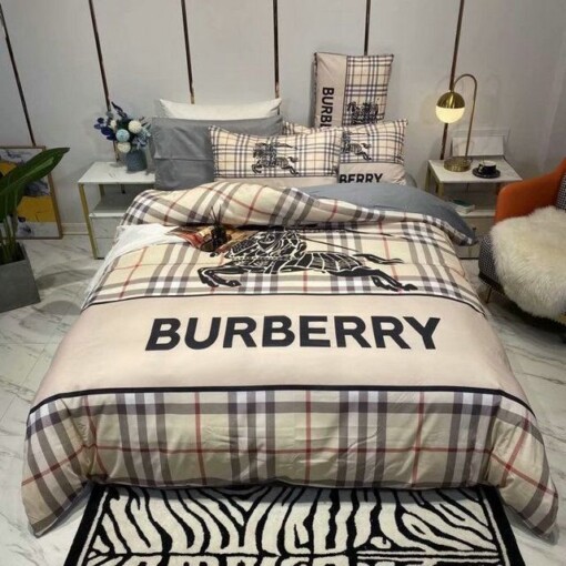 Burberry London Luxury Brand Type 12 Bedding Sets Duvet Cover Bedroom Sets