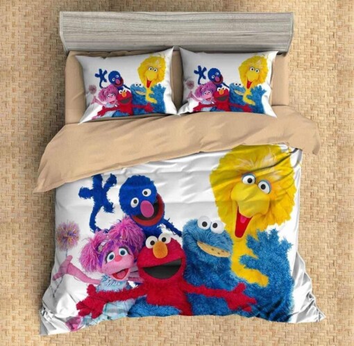 3d Customize Sesame Street Bedding Set Duvet Cover Set 1