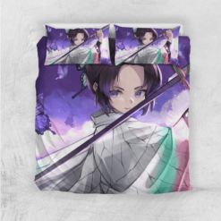 Shinobu Demon Slayer Bug Pillar Bedding Sets Duvet Cover Bedroom