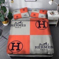 Hermes 20 Bedding Sets Duvet Cover Bedroom Luxury Brand Bedding