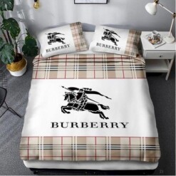 Burberry 06 Bedding Sets Duvet Cover Bedroom Luxury Brand Bedding