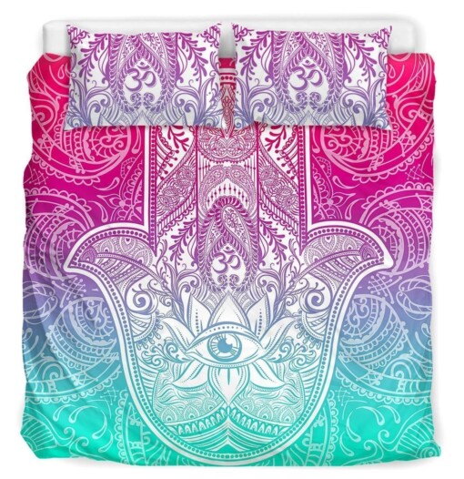 Bright Hamsa Bedding Set