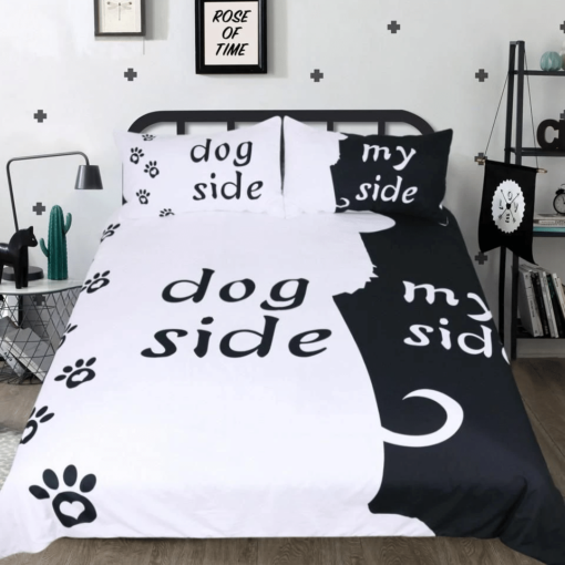 Dog Side, My Side Bedding Set