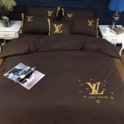 Louis Vuitton Logo Custom 3d Customized Bedding Sets Duvet Cover