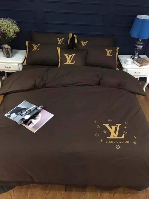Louis Vuitton Logo Custom 3d Customized Bedding Sets Duvet Cover