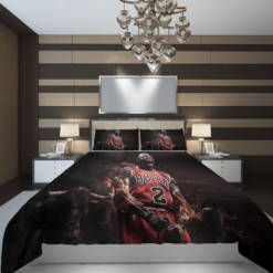 large nba chicago bulls Basketball Customize Custom Bedding Set