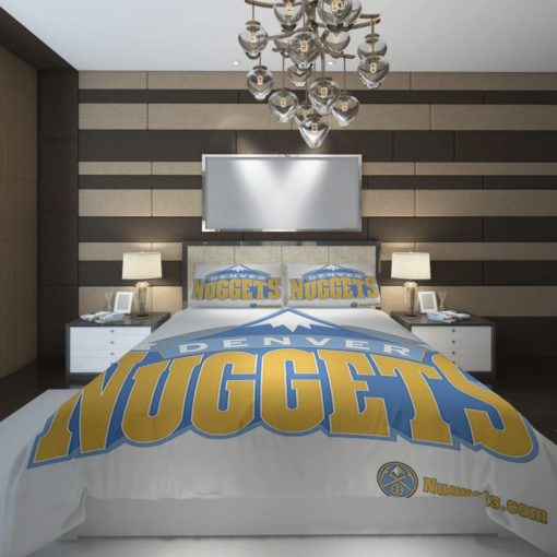 Denver Nuggets 7 Basketball Customize Custom Bedding Set 1