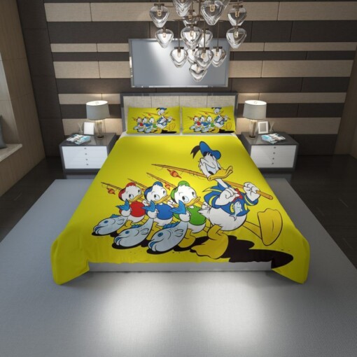 Disney Donald Duck Custom Bedding Set