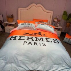 Hermes Paris Luxury Brand Type 20 Bedding Sets Duvet Cover Bedroom Sets