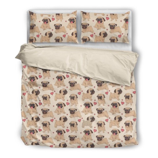 PugPatterndg0077Bedroom Duvet Cover Bedding Sets