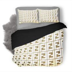 Fendi Logo 20 Duvet Cover Bedding Set