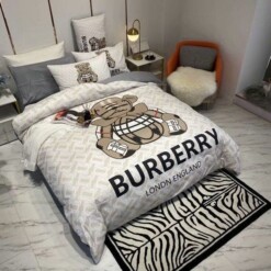 Burberry London Luxury Brand Type 02 Bedding Sets Duvet Cover Bedroom Sets