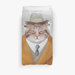 Cat Detective Bedroom Duvet Cover Bedding Sets