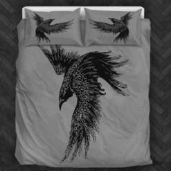 Raven Black Bedroom Duvet Cover Bedding Sets