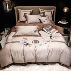 Luxury Gc Gucci Type 138 Bedding Sets Duvet Cover Luxury Brand Bedroom Sets