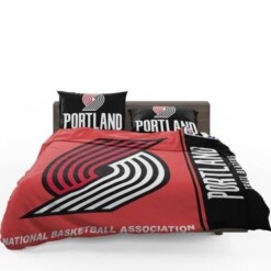 Portland Trail Blazers Nba Basketball 3d Customize Beddingset Duvet Cover Bedroom Set