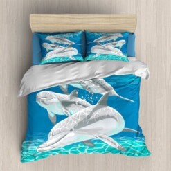 Dolphin Under The Sea Bedding