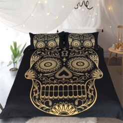 Goldenugarkull Bedroom Duvet Cover Bedding Sets