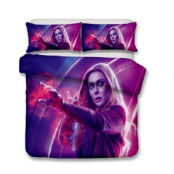 3D Marvel Avengers 3 Infinity War Printed Bedding Sets/Duvet Cover Bedding Sets Scarlet Witch